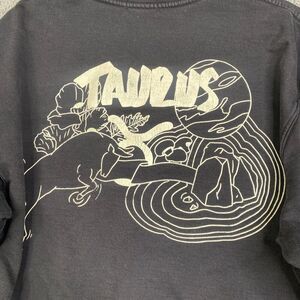 Good American Sweatshirt Taurus Size 4 Long Sleeve Black Pullover Graphic